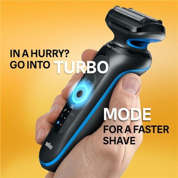 Electric Shaver for Men, Series 5 5150cs, Wet & Dry Shave, Turbo Shaving Mode - Picture 5 of 7